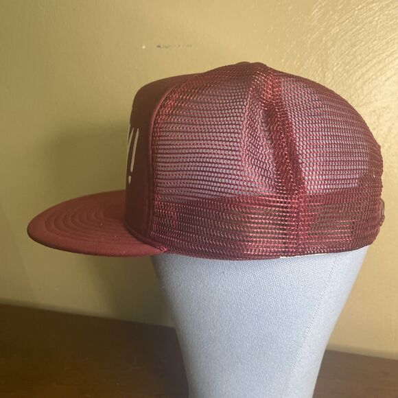 Vintage 90s Nissin Cap Rope/Foam/Mesh Trucker  Snapback Hat/Cap Politics - Picture 6 of 9